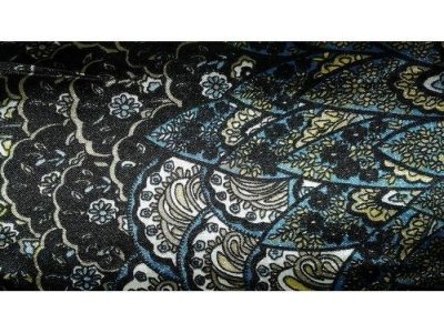 Polyester Satin Printed Fabric