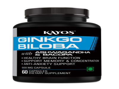 KAYOS GINKGO BILOBA FOR MEMORY FOCUS AND CONCENTRATION