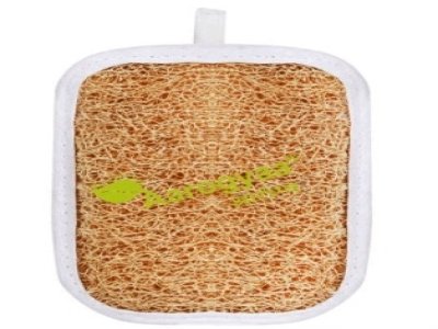 NATURAL BODY SCRUBER SPA SPONGE AAROGYAA LITTLE LOOFAH EXFOLIATING TRAVEL