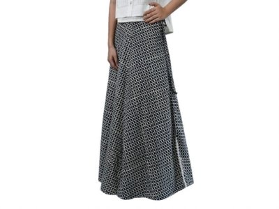 Black & White Long Skirt