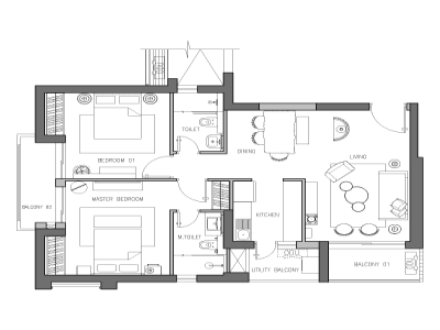 Typical Floor Plan Core 1