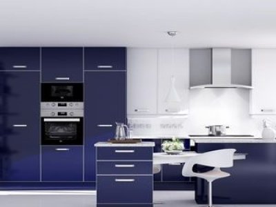 Acrylic Modular Kitchen