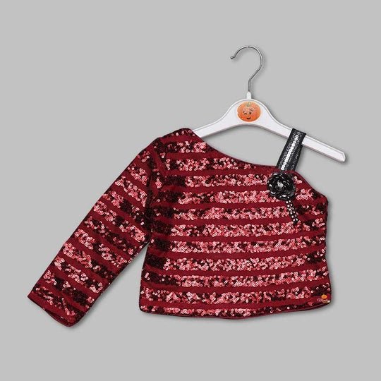 PARTY WEAR SKIRT AND TOP FOR KID GIRLS