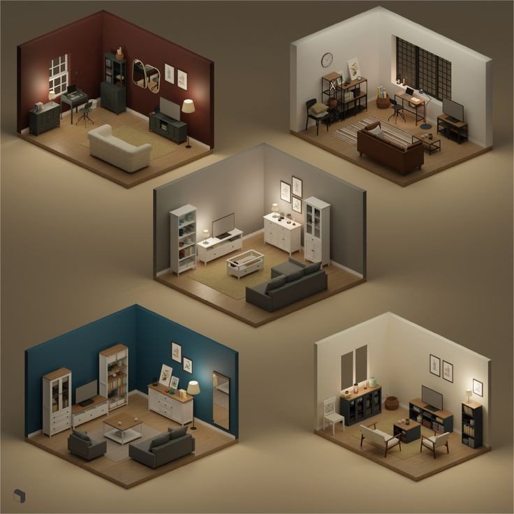 THREE D INTERIOR DESIGNER 