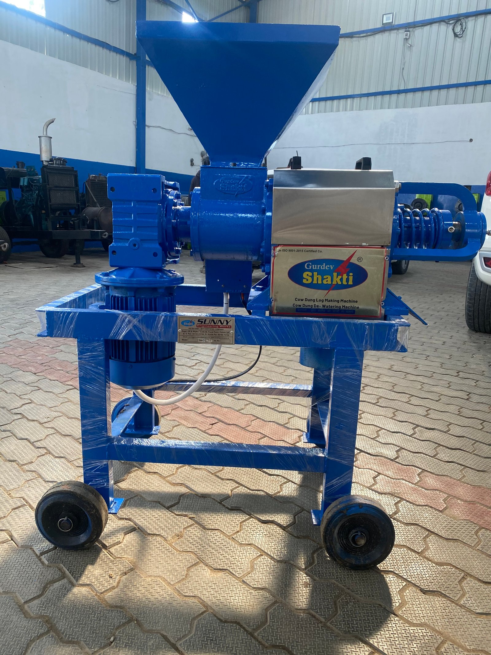 MINI COW DUNG DEWATERING MACHINE