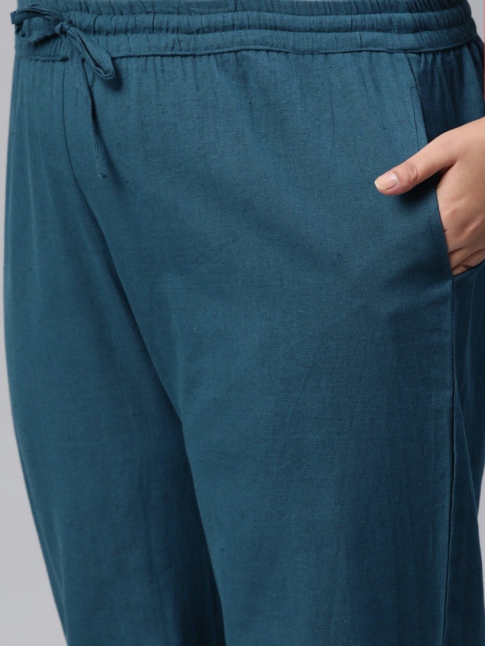 Blue Leheriya printed Straight shape Regular style